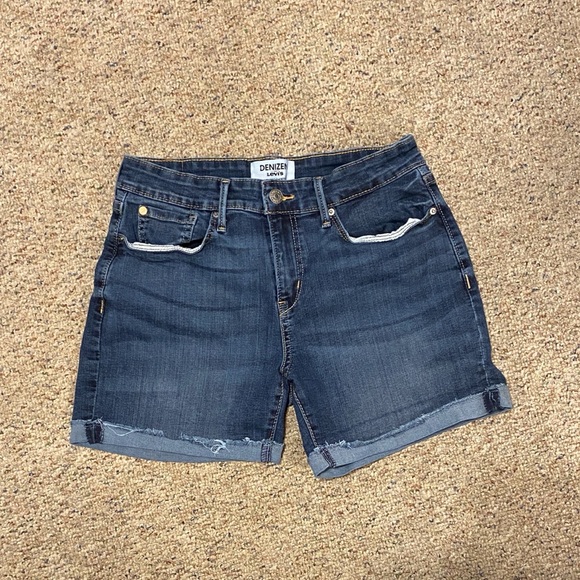 Denizen from Levi's Pants - Denizen from Levi's Women's Dark Blue Jean Shorts